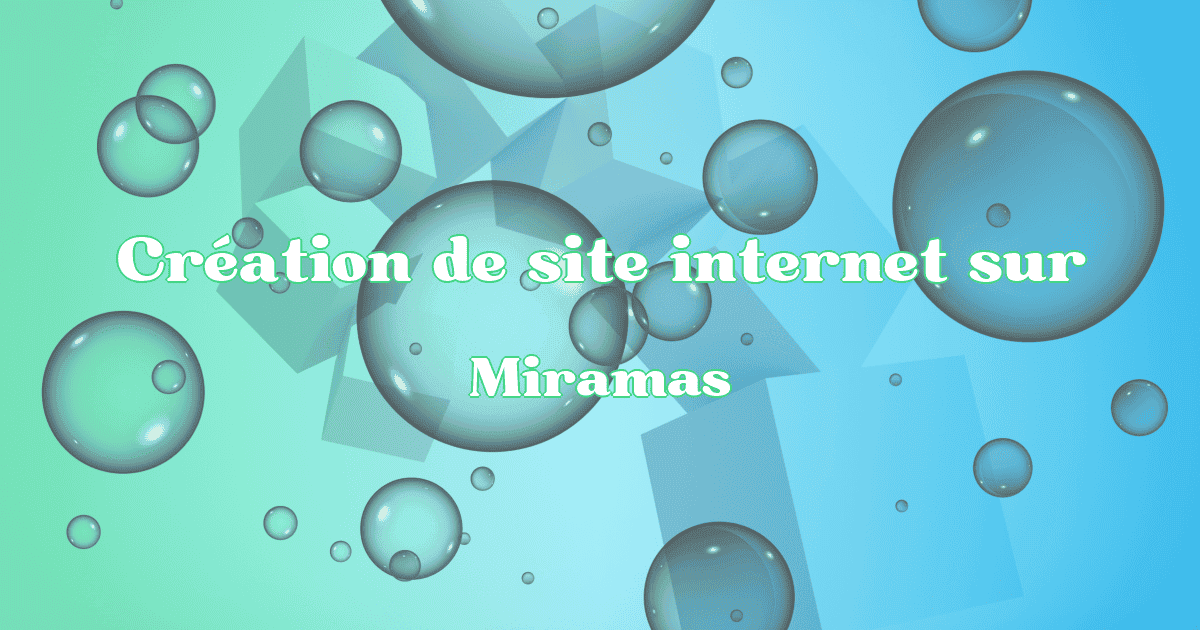Création de site internet à Miramas en 2025